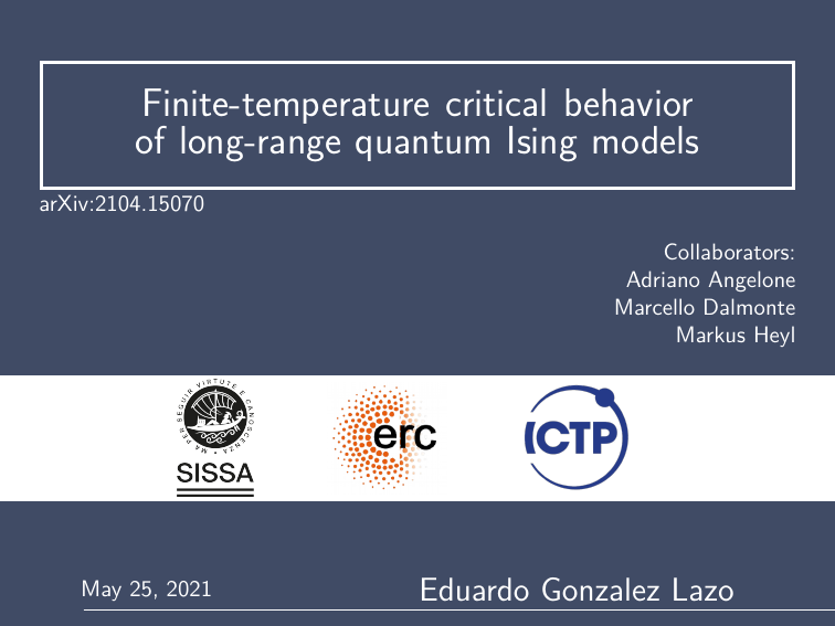 Finite-temperature critical behavior